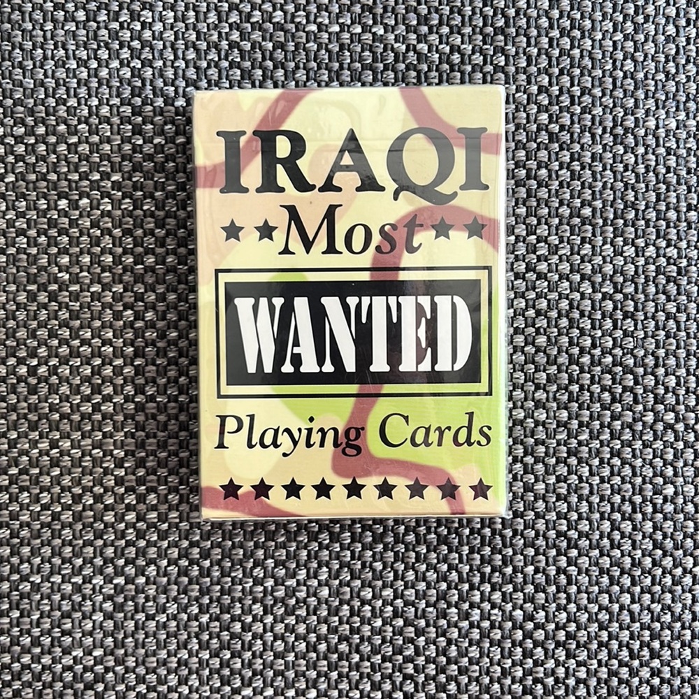 NEW Iraqi Most Wanted Playing Cards (Sealed)